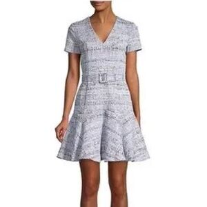 SHOSHANNA | Mallorie Tweed Flounce Dress